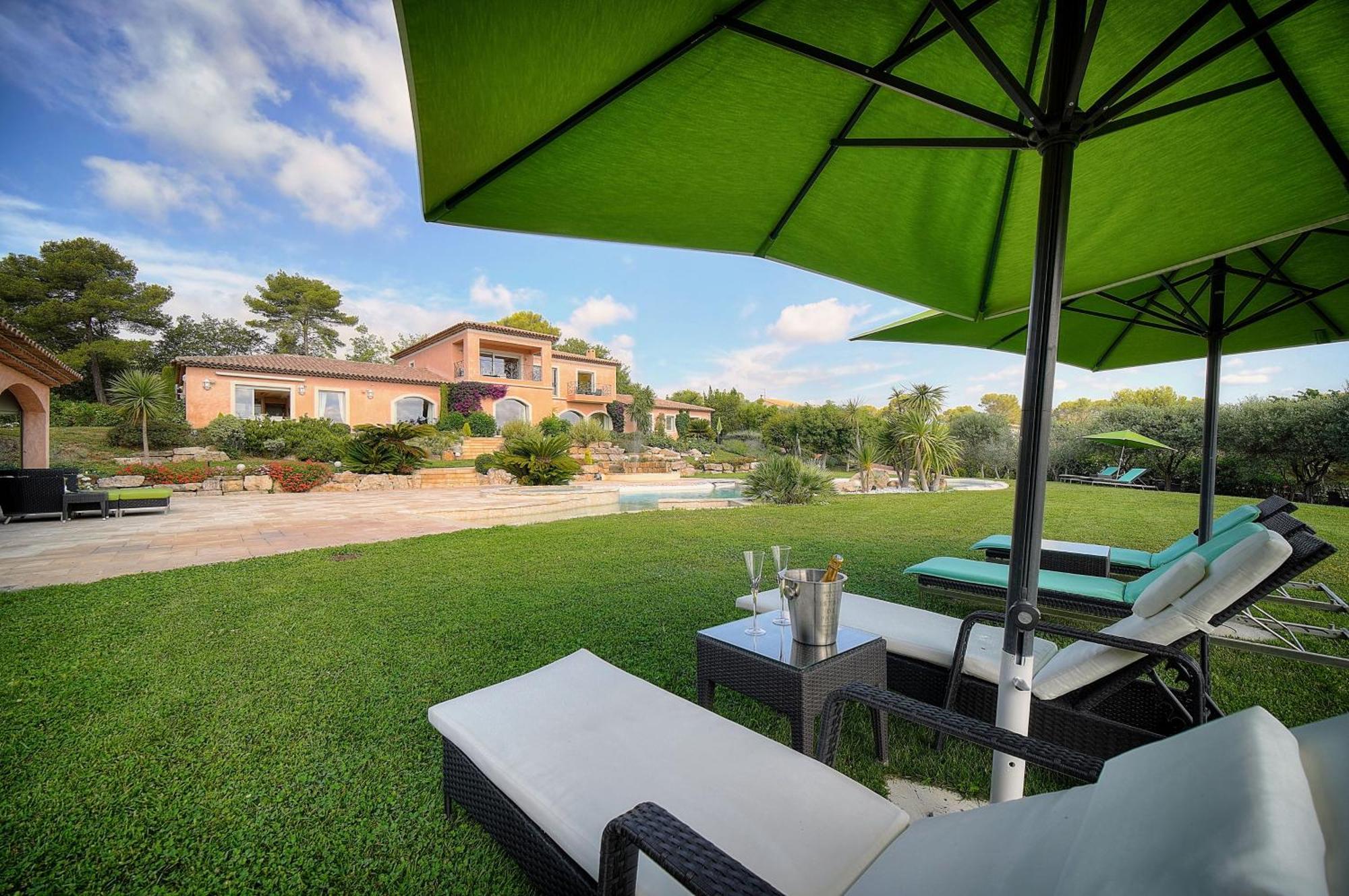 "Au Havre De Paix" 5 Etoiles Prestige Jacuzzi, Hammam, Sauna, Piscine Chauffee Mougins Cannes Grasse Zewnętrze zdjęcie